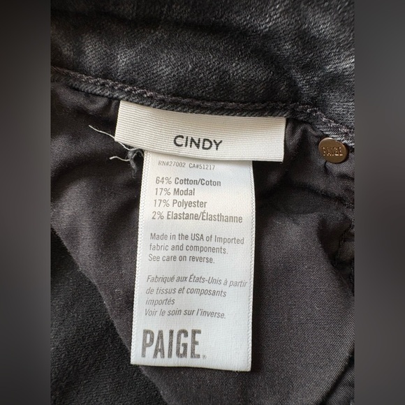 PAIGE Women's Cindy Gray Jeans - Picture 4 of 4